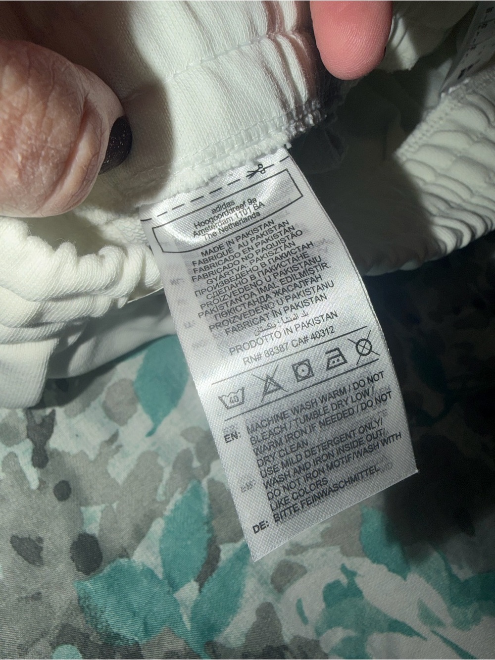 NEW NWT ADIDAS $60.75 OFF WHITE WALL SZN FT PT - Sweatpants/ Pants - Picture 9 of 14